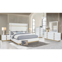 Load image into Gallery viewer, B7551 Evon White 6pc Bedroom Set
