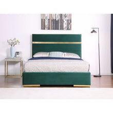 Load image into Gallery viewer, B810 Cartier Green King Bed Frame
