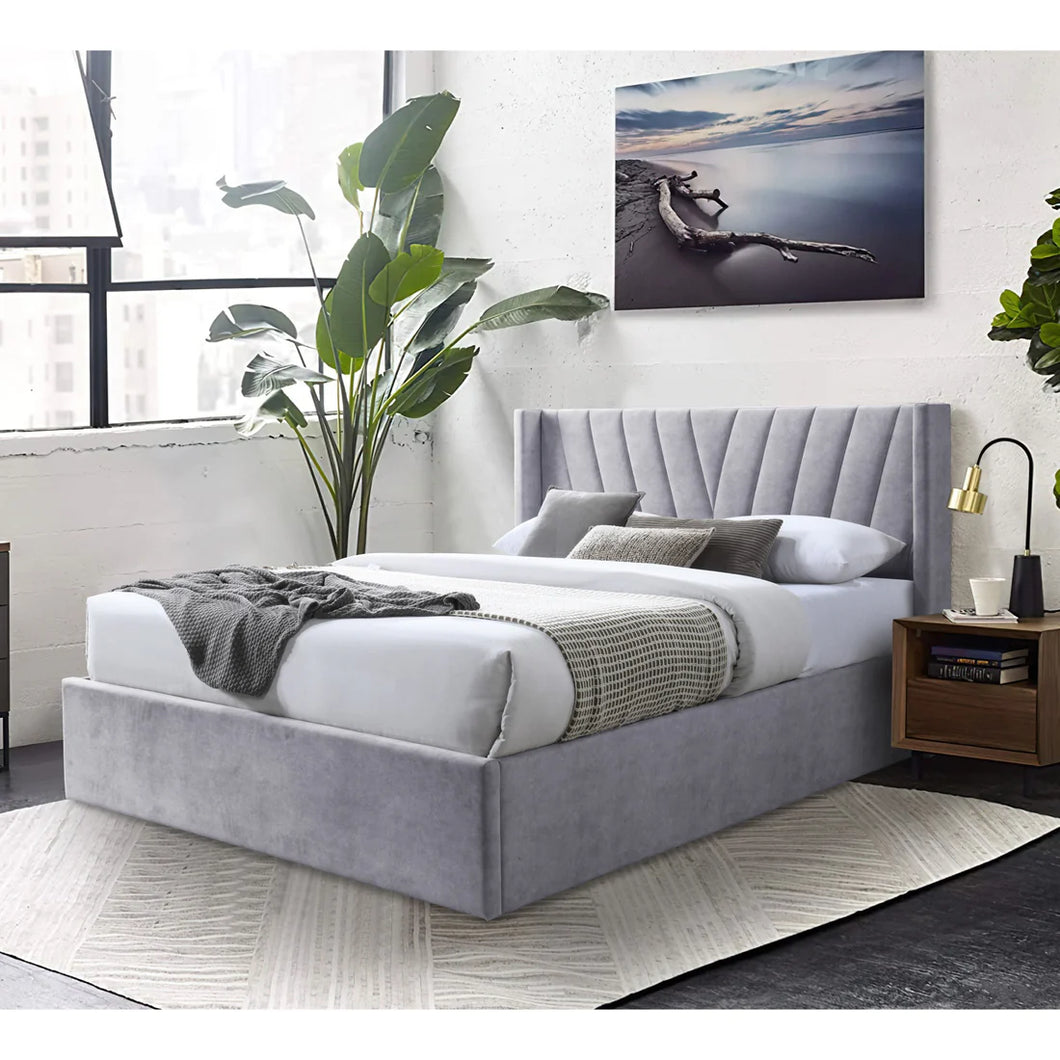 B8831 Ellie (Grey w/Storage) King Only Platform