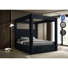 Load image into Gallery viewer, B9013 Atlam Canopy Bed (Grey, Black &amp; Cream)
