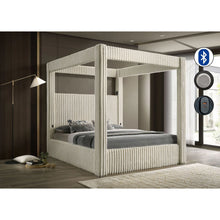 Load image into Gallery viewer, B9013 Atlam Canopy Bed (Grey, Black &amp; Cream)
