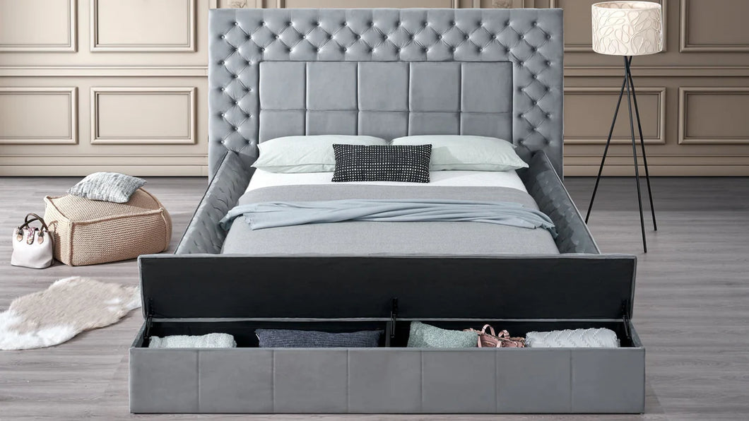 B9015 Emerald Grey Queen Bed