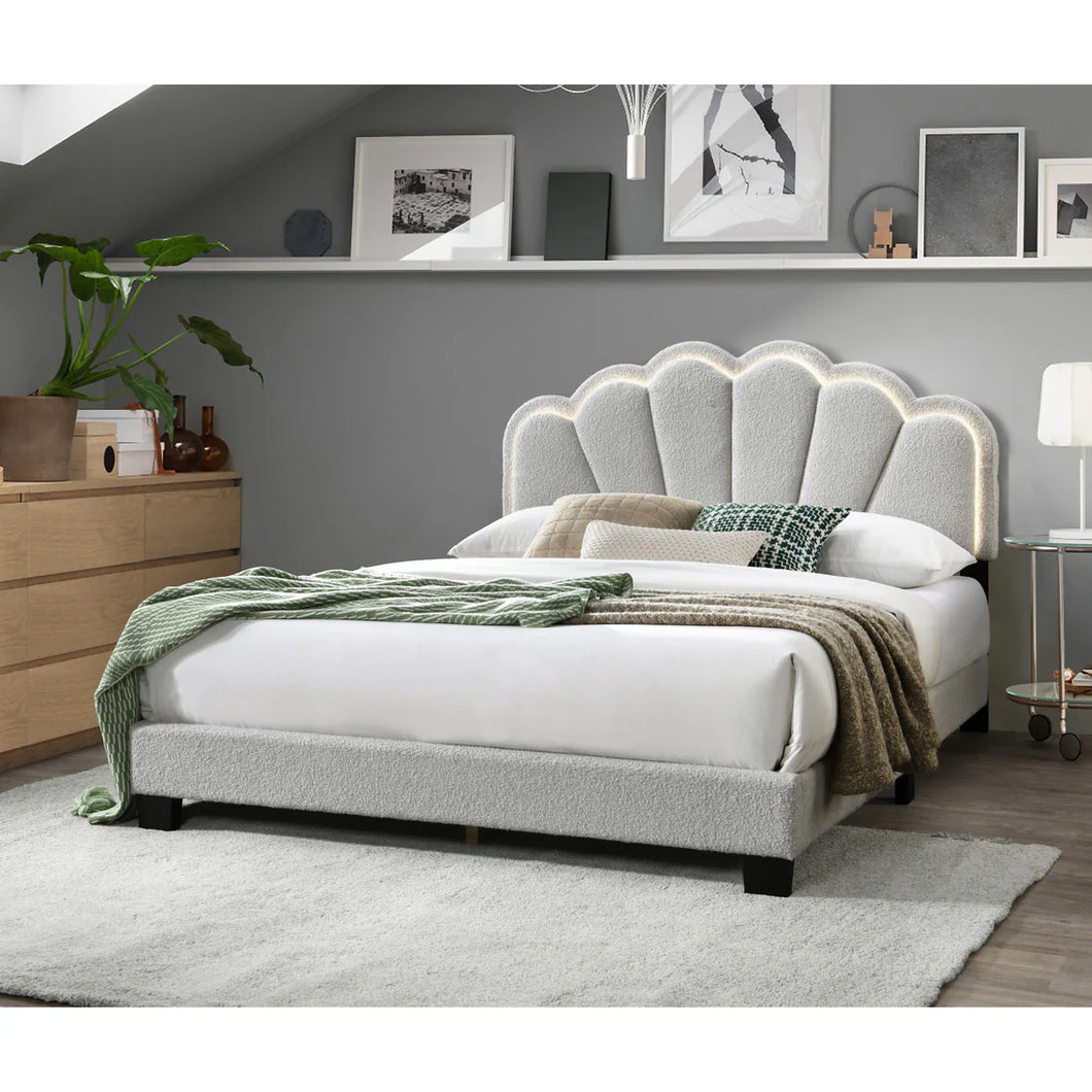 B9132 Gul Bed (Grey & Cream)