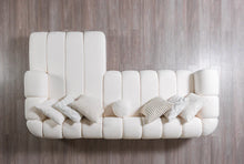 Load image into Gallery viewer, Lis Boucle RAF 115&quot; Sectional (Ivory &amp; Sand)
