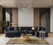 Load image into Gallery viewer, Neva Velvet Double Chaise 138&quot; Sectional (5 Colors)
