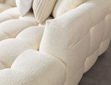 Load image into Gallery viewer, Ivy Boucle Double Chaise 146&quot; Sectional (Ivory &amp; Sand)
