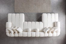 Load image into Gallery viewer, Lis Boucle Double Chaise 147&quot; Sectional (Ivory &amp; Sand)
