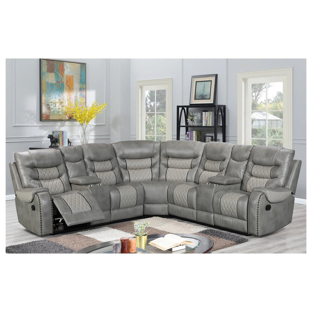 S1988 Phoenix II Reclining Sectional (2 colors)