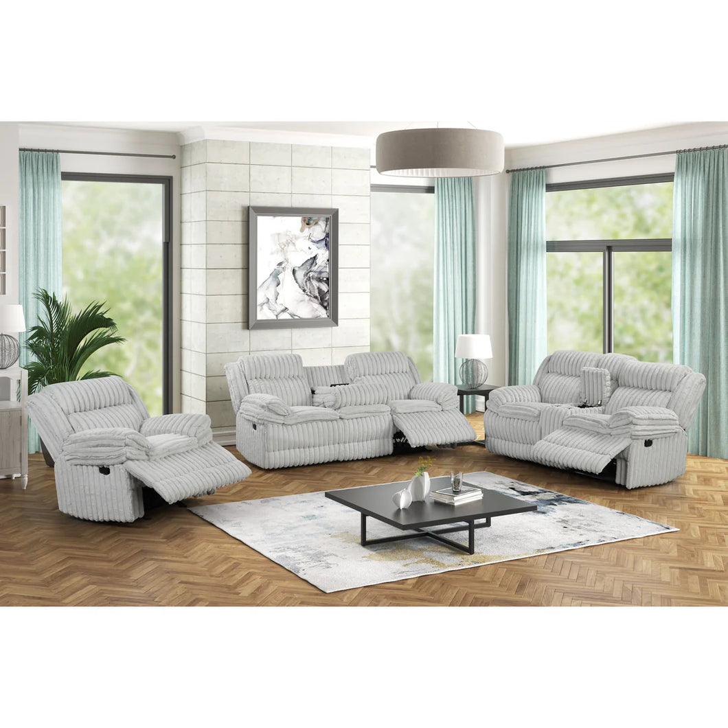 S3939 Mellow Reclining Set (Grey& White)