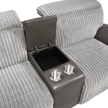 Load image into Gallery viewer, S9112 Twist (Grey) Reclining Set
