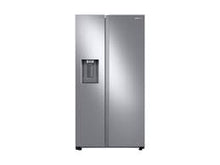 Load image into Gallery viewer, SAMSUNG 36 in. 27.4 cu. ft. Side by Side Refrigerator in Fingerprint-Resistant Stainless Steel, Standard Depth
