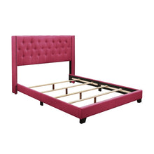 Load image into Gallery viewer, SH215 Pink Upholstered Tufted Fabric Bed Frame
