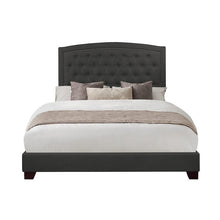 Load image into Gallery viewer, SH275K Dark Grey King Bed Frame
