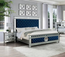 Load image into Gallery viewer, B1852 Bella Queen Bed (Black Or Blue Velvet)
