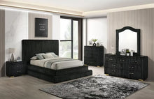 Load image into Gallery viewer, B9020 Micah w/Henley Black 6pc Bedroom Set
