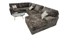 Load image into Gallery viewer, S319 Austin OVERSIZED Sectional (BLUE &amp; CHOCOLATE)
