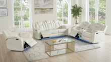 Load image into Gallery viewer, S3480 Eclipse 3pc Reclining Sofa Set (Sand, White &amp; Black)

