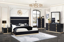Load image into Gallery viewer, B7550 Evon Black 6pc Bedroom Set
