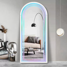 Load image into Gallery viewer, A4 Floor Mirror w/ LED+BLUETOOTH SPEAKER
