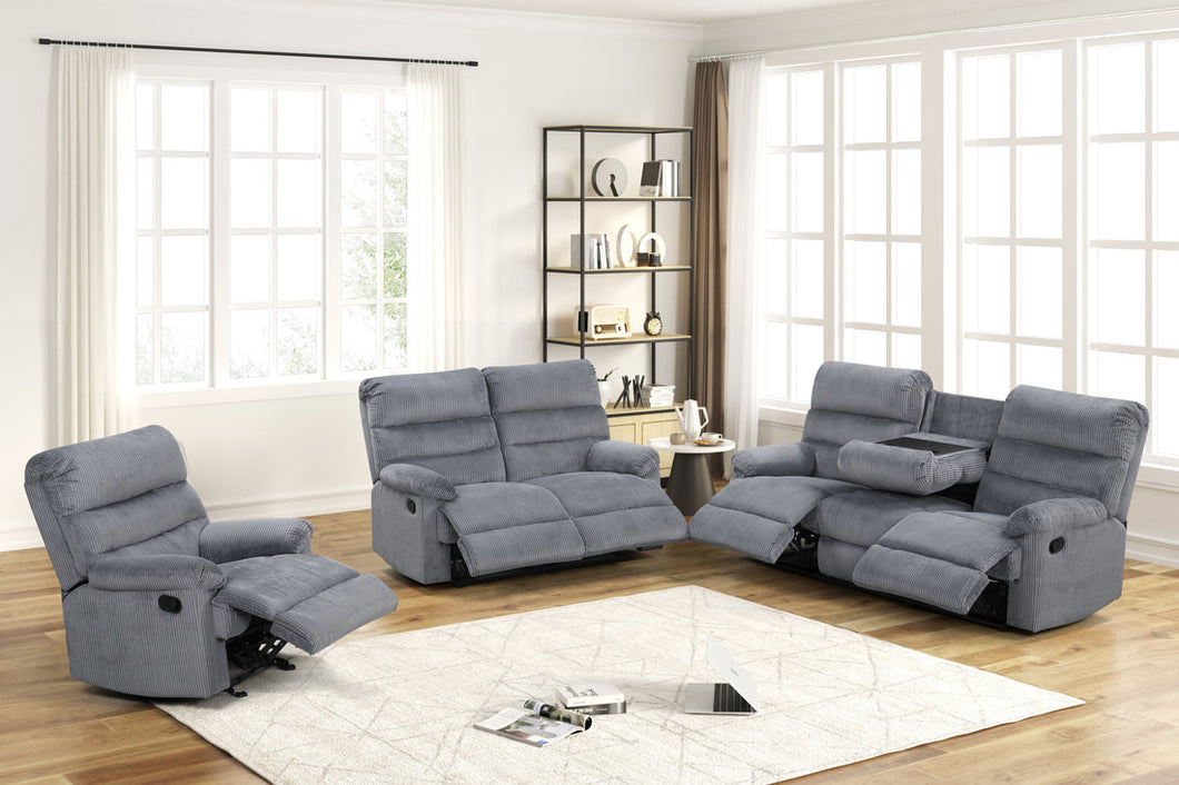 Albert 3PC Reclining Sofa Set (2 colors)
