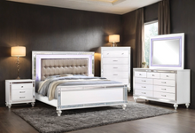 Load image into Gallery viewer, Blanca2 White King Bedroom Set
