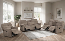Load image into Gallery viewer, BRAVO - 3pc Reclining Set **NEW ARRIVAL** (Black&amp;Grey&amp;Mocha)
