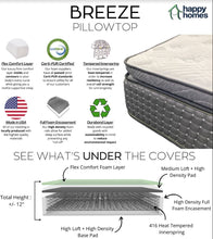 Load image into Gallery viewer, BREEZE MATTRESS 12&quot; PILLOWTOP
