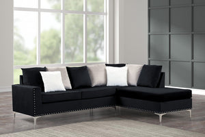 CANDY VELVET REVERSIBLE SECTIONAL (3 COLORS)