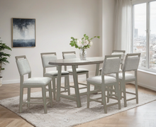 Load image into Gallery viewer, D2500 Counter Height Table + 6 Chair Set (2 Colors)
