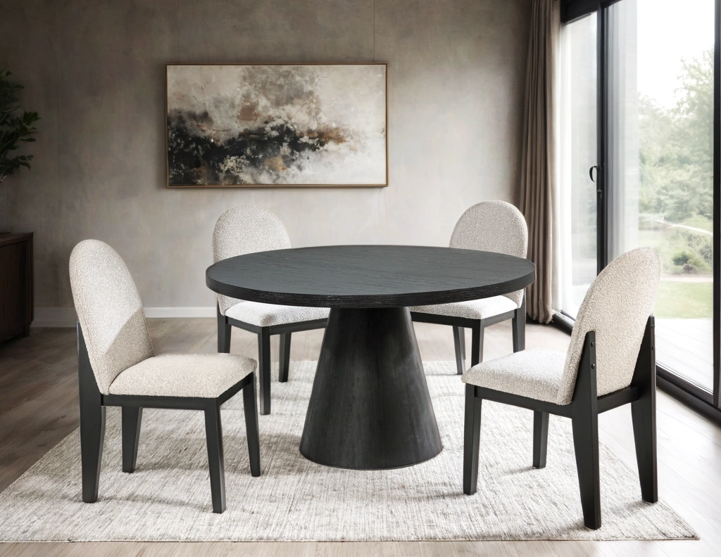 D500 Round Dining Table Set