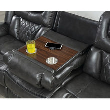 Load image into Gallery viewer, S2020 Party Time Reclining Set (Grey &amp; Brown &amp; White)
