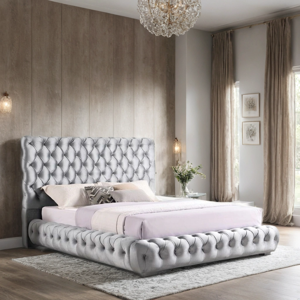 DREAM TUFTED VELVET PLATFORM BED – Mattress Shack