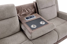 Load image into Gallery viewer, S9871 Nisa Reclining Set (Brown &amp; Grey)
