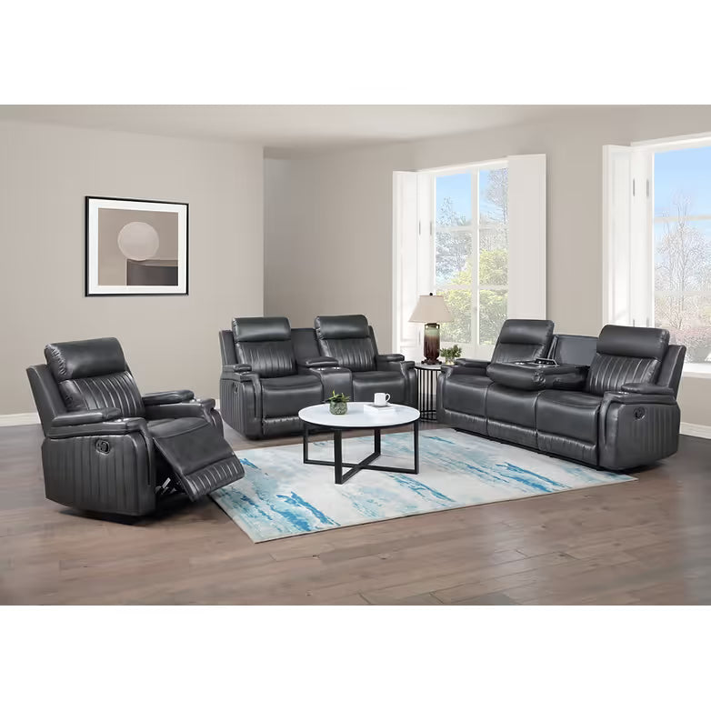 S2121 Ethan (Dark Grey & LT Grey & Brown)