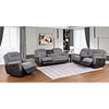 S9871 Nisa Reclining Set (Brown & Grey)