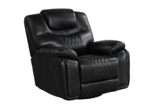 Load image into Gallery viewer, Galveston Black - 3PC OVERSIZED Reclining Set (Black)
