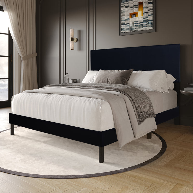 HH100 Platform Bed - Twin, Full, Queen, King (White, Black & Brown)