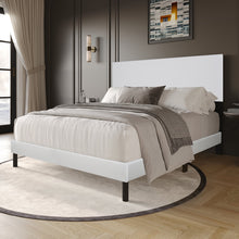 Load image into Gallery viewer, HH100 Platform Bed - Twin, Full, Queen, King (White, Black &amp; Brown)
