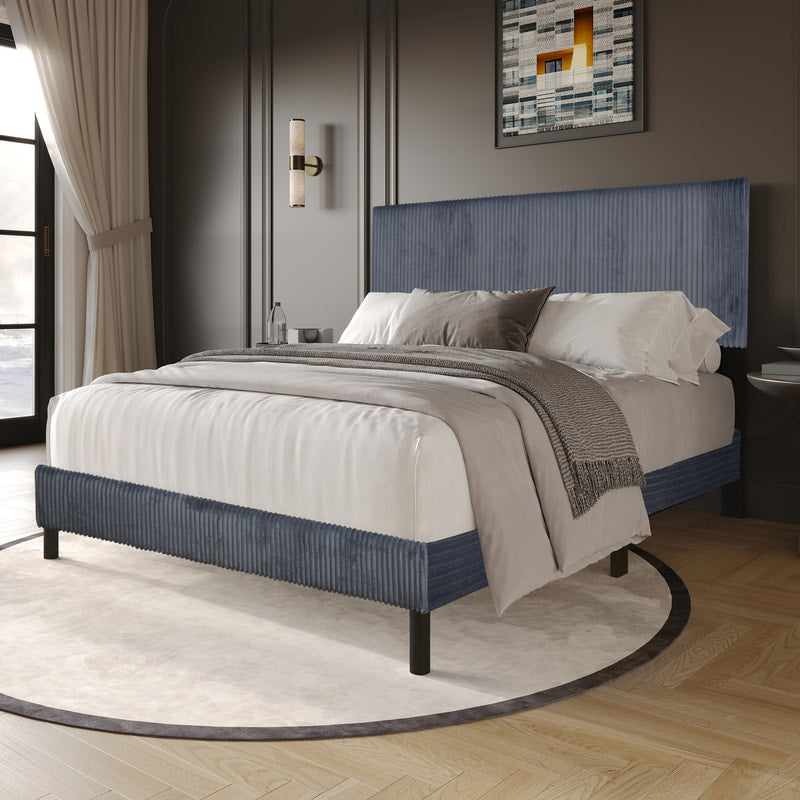HH150 Gray Platform Bed – Mattress Shack