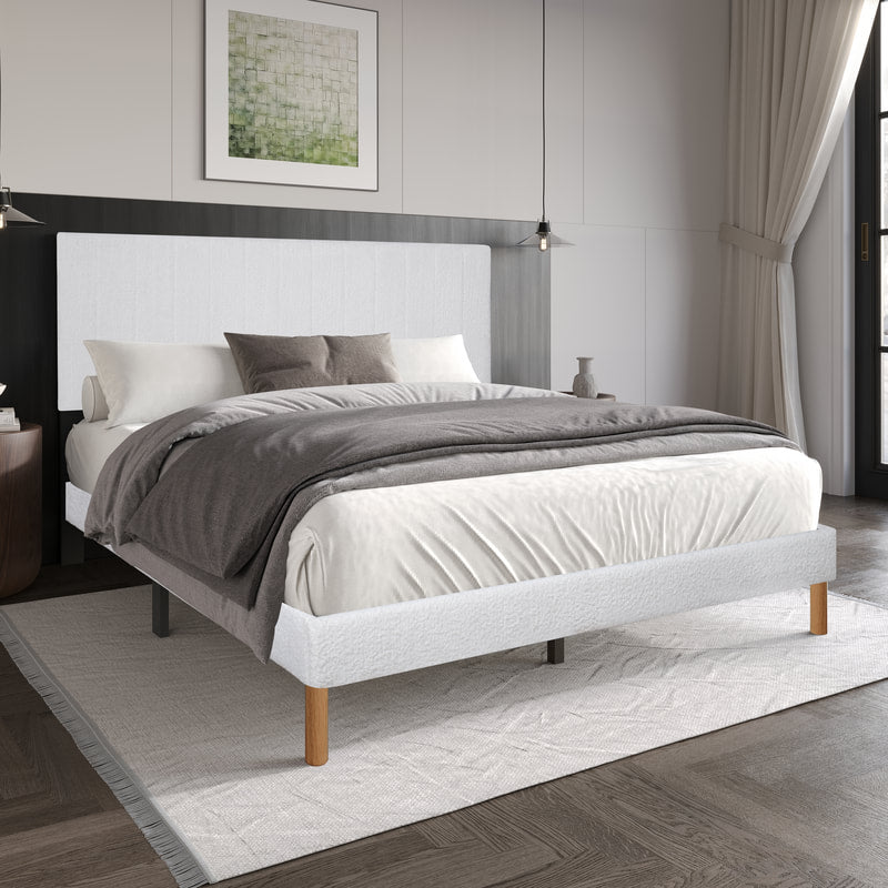 HH200 White Platform Bed – Mattress Shack