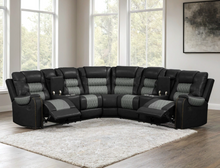Load image into Gallery viewer, Jordon Reclining Sectional (4 colors)
