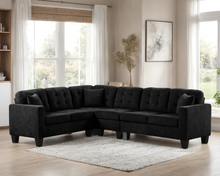 Load image into Gallery viewer, Logan2 Reversible Sectional (Black and Grey)
