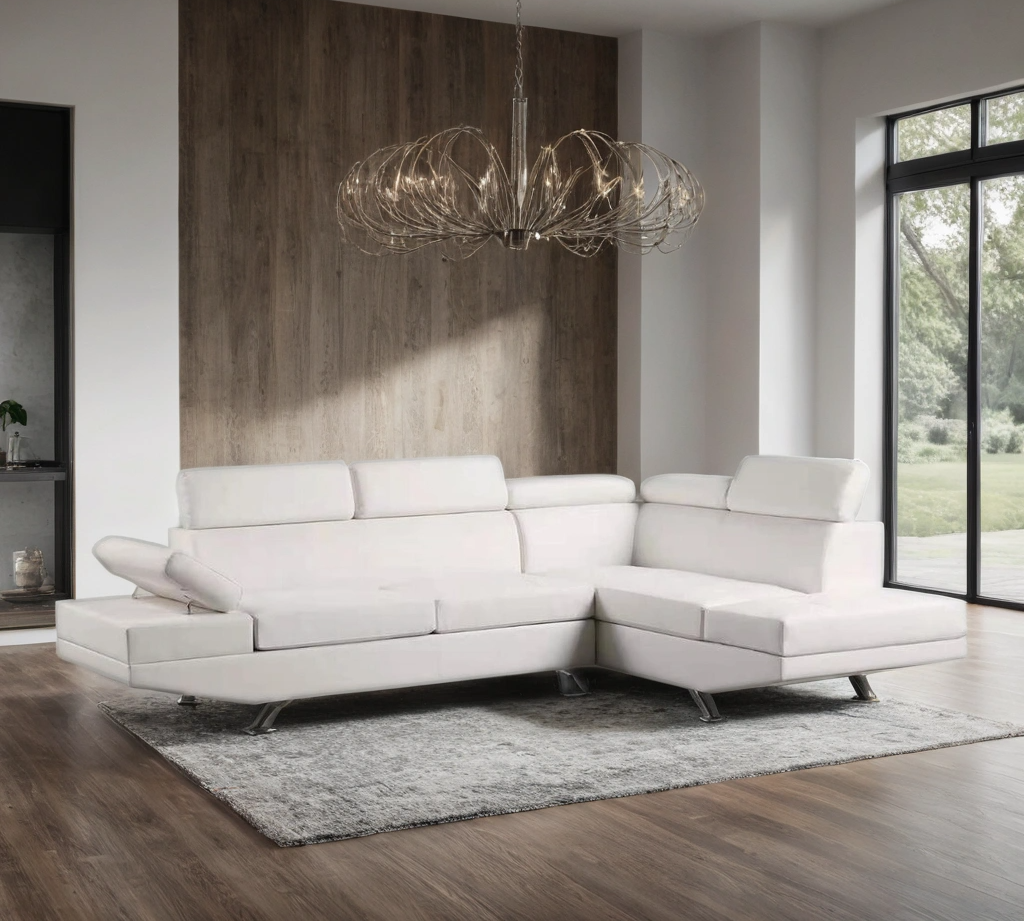 Moderno - Sectional (Black & White)