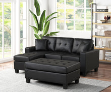 Load image into Gallery viewer, NAOMI LEATHER SECTIONAL W/ OTTOMAN (2 COLORS)
