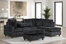Load image into Gallery viewer, Rocket Reversible Sectional ( White &amp; Black &amp; Charcoal &amp; Grey &amp; Light Grey )
