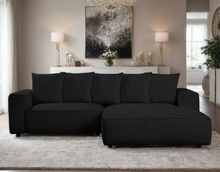 Load image into Gallery viewer, Romeo Sectional Cordoroy (Sage Green,  &amp; Black)
