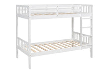 Load image into Gallery viewer, BB11 Twin/Twin White Bunk Bed
