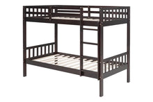Load image into Gallery viewer, BB10 Twin/Twin Bunk Bed Espresso
