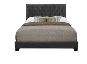 SH215 UPHOLSTERED TUFTED FABRIC BED