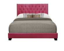 Load image into Gallery viewer, SH215 UPHOLSTERED TUFTED FABRIC BED
